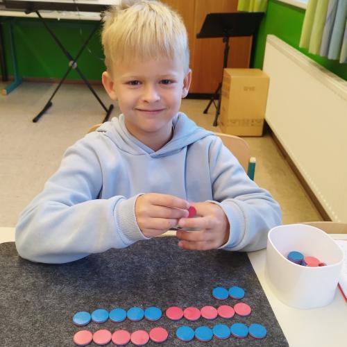 Lernen mit Plättchen